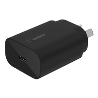 Belkin BoostCharge USB-C PD 3.0 PPS Wall Charger 25W - Black(WCA004AUBK),Dynamic Power Delivery,Compact,travel-ready design,USB-