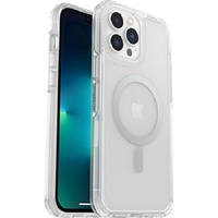 OtterBox Symmetry+ Clear MagSafe Apple iPhone 13 Pro Max / iPhone 12 Pro Max Case Clear - (77-83662), Antimicrobial, DROP+ 3X Mi