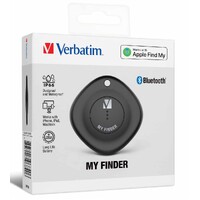 Verbatim 66929 Bluetooth Tracker My Finder Triple Pack - Black, Navy, Grey, IP66, works with Iphone, Ipad, Macbook, Long Life, Bluetooth Apple Find My