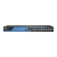 Alloy AS5026-P 26 Port Layer 3 Lite Managed PoE+ Switch with 26x 10/100/1000Mbps Ports + 2x Paired 100M/1Gb SFP Ports, 185W
