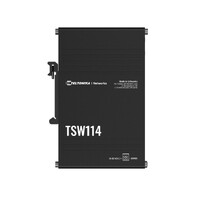 Teltonika TSW114 - Gigabit DIN Rail Switch, 5 x Gigabit Ethernet ports, Rugged anodized aluminum housing