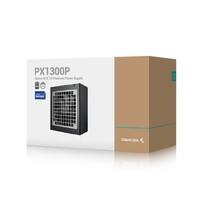 DeepCool PX1300P 1300W 80+ Platinum/Cybenetics ATX Power Supply, 120mm Fan, Japanese Capacitors, Semi-Digital, Interleaved PFC, Full-Bridge & LLC + DC