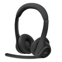 Logitech ZONE 300 Wireless Headset Midnight Black 1-Year Limited Hardware Warranty