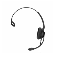 EPOS | Sennheiser SC230 Wide Band Monaural headset with Noise Cancelling mic - high impedance for standard phones, Easy D 