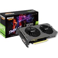 INNO3D nVidia GeForce RTX 3050 TWIN X2 GPU 6GB GDDR6, 1470MHz Boost Clock, RAM 14Gbps, 1xDP, 1xHDMI, 1x DVI,