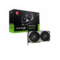 MSI nVidia GeForce RTX 4070 VENTUS 2X 12G OC Video Card  2520 MHz Boost Clock, 12GB GDDR6X,DisplayPort x 3 (v1.4a),HDMI x 1(NEW)