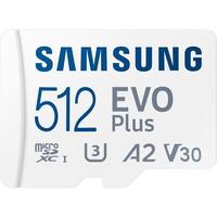 Samsung Micro SD Card 512GB Evo Plus micro SDXC Class 10 Camera Memory 130MB/s