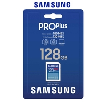 SD Card SAMSUNG PRO Plus 128GB SDXC C10 U3 V30 DSLR Video Camera Memory 180MB/s
