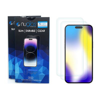 2x Screen Protector Nuglas Tempered Crystal Clear Glass For iPhone 16 Pro 