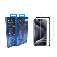 2x Screen Protector Nuglas Tempered Glass for IPhone 16 Pro with Applicator