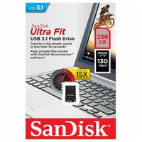 SanDisk USB 3.1 256GB Ultra Fit Flash Drive Memory Stick PC 130MB/s SDCZ430-256G
