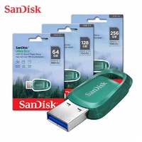 SanDisk Ultra Eco 64GB 128GB 256GB 512GB Flash Drive USB 3.2  Read Speed up to 100MB/s 