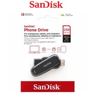 Flash Drive SanDisk Phone Drive Type C Android Phone Tablets 256GB Black