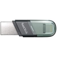 SanDisk iXpand Flash Drive Flip USB 3.1 Lightning USB 32GB For iPhone, iPad and PC SDIX90N-032G