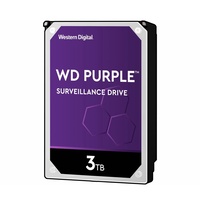 WD Purple 3TB HDD Surveillance Hard Disk Drive Western Digital 5400RPM 3.5" SATA 6Gb/s 64MB Cache